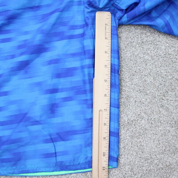 Nike Swim Board Shorts NWT Mens 2XL XXL Blue Geometric Mesh Lined Drawstring - Picture 5 of 15
